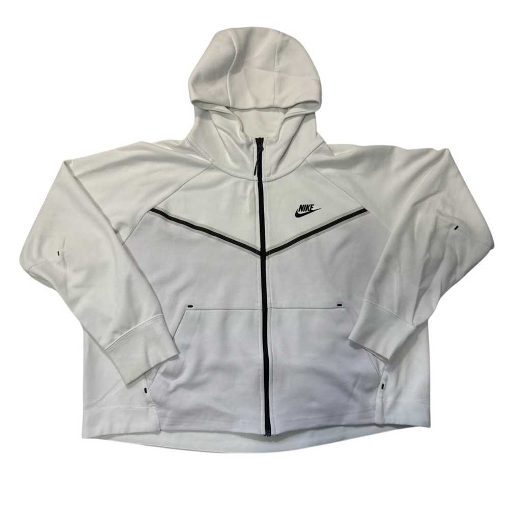 Nike‎ White and Black Hooded Jacket Men’s XL